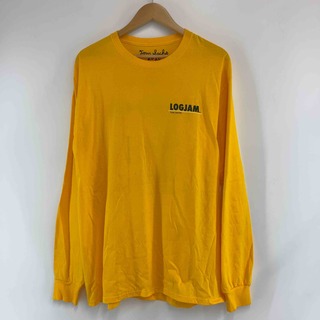 TOM SACHS トムサックス メンズ Tシャツ（長袖）黄色 イエロー ロンT(Tシャツ/カットソー(七分/長袖))