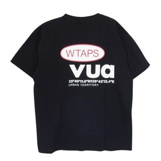 WTAPS ダブルタップス 23SS 231ATDT-STM08S LABEL レーベル バックプリント 半袖 Tシャツ ブラック系 X02【新古品】【未使用】【中古】