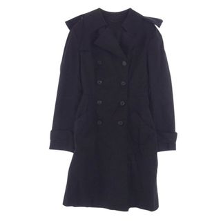 PRADA - PRADA プラダ トレンチコート 0000ET-C0081-00002 280186 Trench coat トレンチコート ブラック系 38【中古】