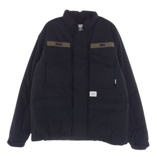 W)taps - WTAPS ダブルタップス ジャケット 19AW 192WVDT-JKM04 MC JACKET COPO TAFFETA タフタ ロゴ 中綿 ミリタリー ジャケット ブルゾン ブラック系【中古】