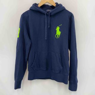 ポロラルフローレン(POLO RALPH LAUREN)のPOLO RALPH LAUREN ポロラルフローレン フード付き　ネイビー ワンポイントロゴ メンズ パーカー(パーカー)