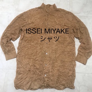 PLEATS PLEASE ISSEY MIYAKE - ISSEI  MIYAKE  シワ加工シャツ　M　(unisex)
