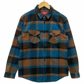 Supreme - SUPREME シュプリーム Heavyweight Plaid Flannel Shirt ヘビーウェイト プレイド フランネル シャツ マルチ サイズL 正規品 / 34247