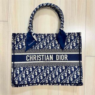 クリスチャンディオール(Christian Dior)のミッツァ付き Dior バッグ ミディアム ディオール ブックトート(トートバッグ)