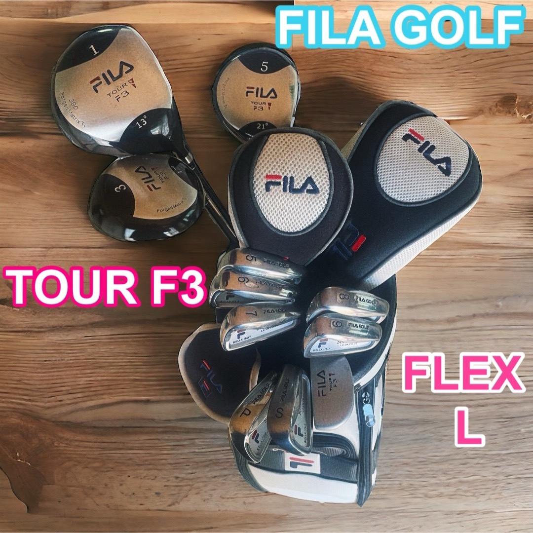 A176 FILA TOUR レディースゴルフクラブセット 11本 初心者 F3 A176 FILA TOUR レディースゴルフクラブセット 11本 初心者 F3
