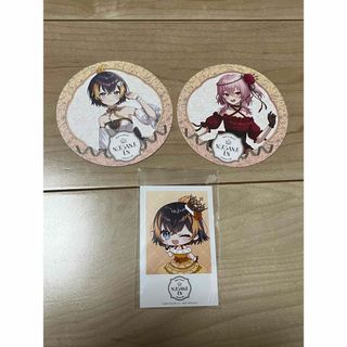 にじさんじEN アニメイトカフェ　コラボ　コースターとフォトカード(アイドルグッズ)