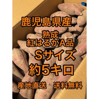 鹿児島県産　熟成紅はるか　Sサイズ　箱込5キロ(野菜)