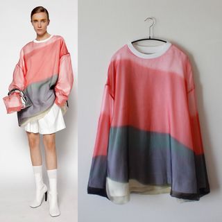 ドリスヴァンノッテン(DRIES VAN NOTEN)のDIRES VAN NOTEN／ドリス／21SS／レンライチュールカットソー(Tシャツ(長袖/七分))