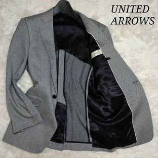 ユナイテッドアローズ(UNITED ARROWS)の【美品 ヘリンボーン】ユナイテッドアローズ テーラードジャケット サイズ1(テーラードジャケット)