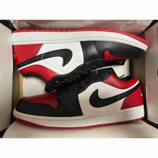 ナイキ(NIKE)のNIKE AIR JORDAN 1 LOW BRED TOE 28(スニーカー)