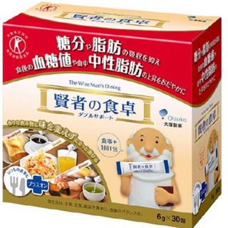 オオツカセイヤク(大塚製薬)の【箱から出して梱包】賢者の食卓 6g 30P ×2(ダイエット食品)