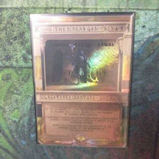 マジックザギャザリング(マジック：ザ・ギャザリング)のMTG MPS スカラベの神　マスターピース　foil(シングルカード)