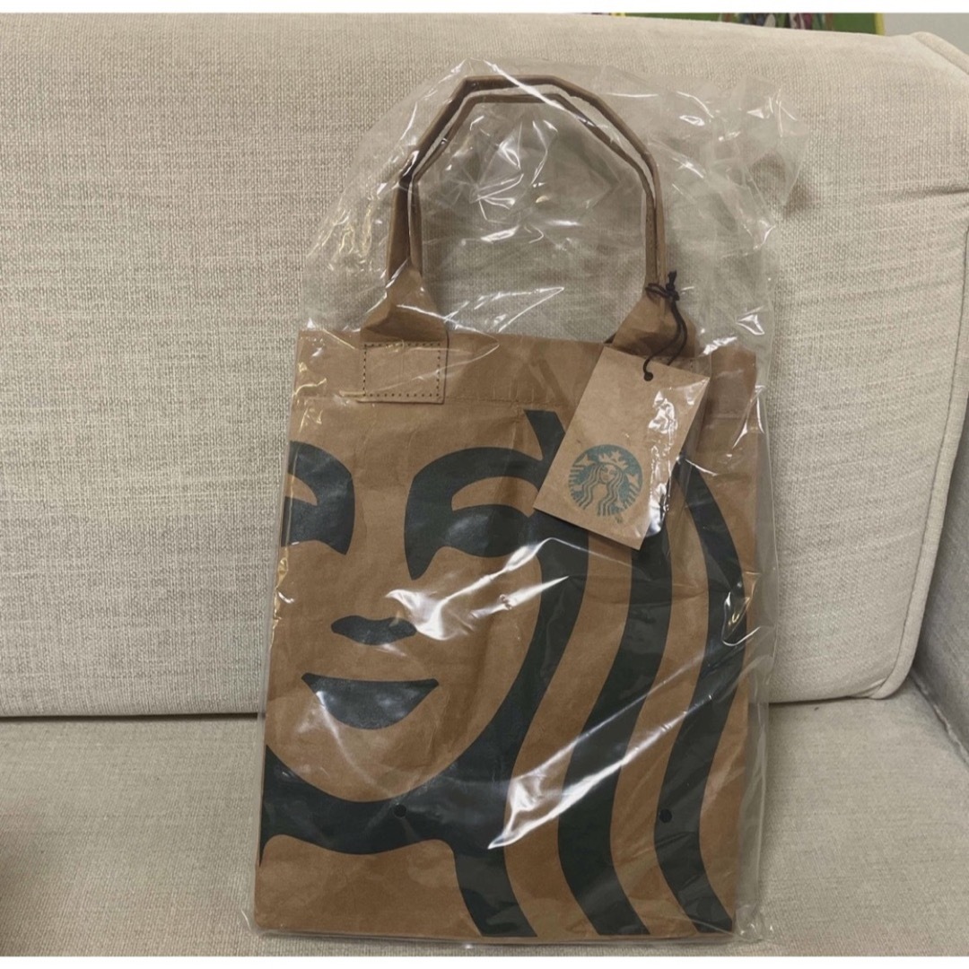 Starbucks(スターバックス)のスターバックス　クラフトペーパーショッパー S レディースのバッグ(ショップ袋)の商品写真