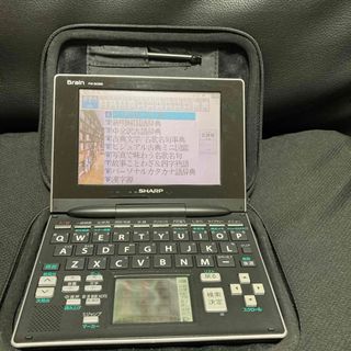 シャープ(SHARP)のシャープ 学生向けカラー電子辞書 PW-GC590-B(マットブラック)(その他)