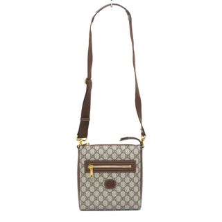 グッチ(Gucci)の$$ GUCCI グッチ GG スプリームメッセンジャーバッグ ショルダーバッグ 681021 ブラウン(メッセンジャーバッグ)