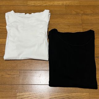 ムジルシリョウヒン(MUJI (無印良品))の無印良品  長袖Ｔシャツ  ２枚セット(Tシャツ/カットソー(七分/長袖))