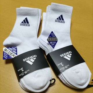 アディダス(adidas)の新品アディダス靴下19〜21まとめ売り　スクールソックス(靴下/タイツ)