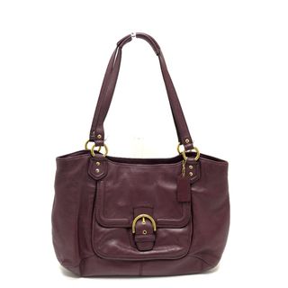 コーチ(COACH)のコーチ COACH キャンベルキャリーオール  F24961 肩掛けバッグ トートバッグ レザー ボルドー(トートバッグ)