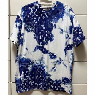 ルイヴィトン(LOUIS VUITTON)のLOUIS VUITTON モノグラムバンダナプリントTシャツ カットソー M(Tシャツ/カットソー(半袖/袖なし))