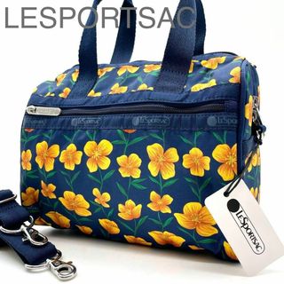 レスポートサック(LeSportsac)の★新品 レスポートサック ミニボストン 2way ショルダー フラワー 総柄 花(ショルダーバッグ)