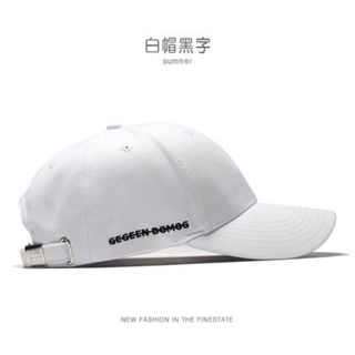 【最入荷】キャップ　ホワイト　メンズ　帽子　無地　野球帽　CAP　日よけ(キャップ)