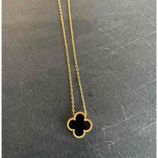 Four Leaf Clover necklace  Black(ネックレス)