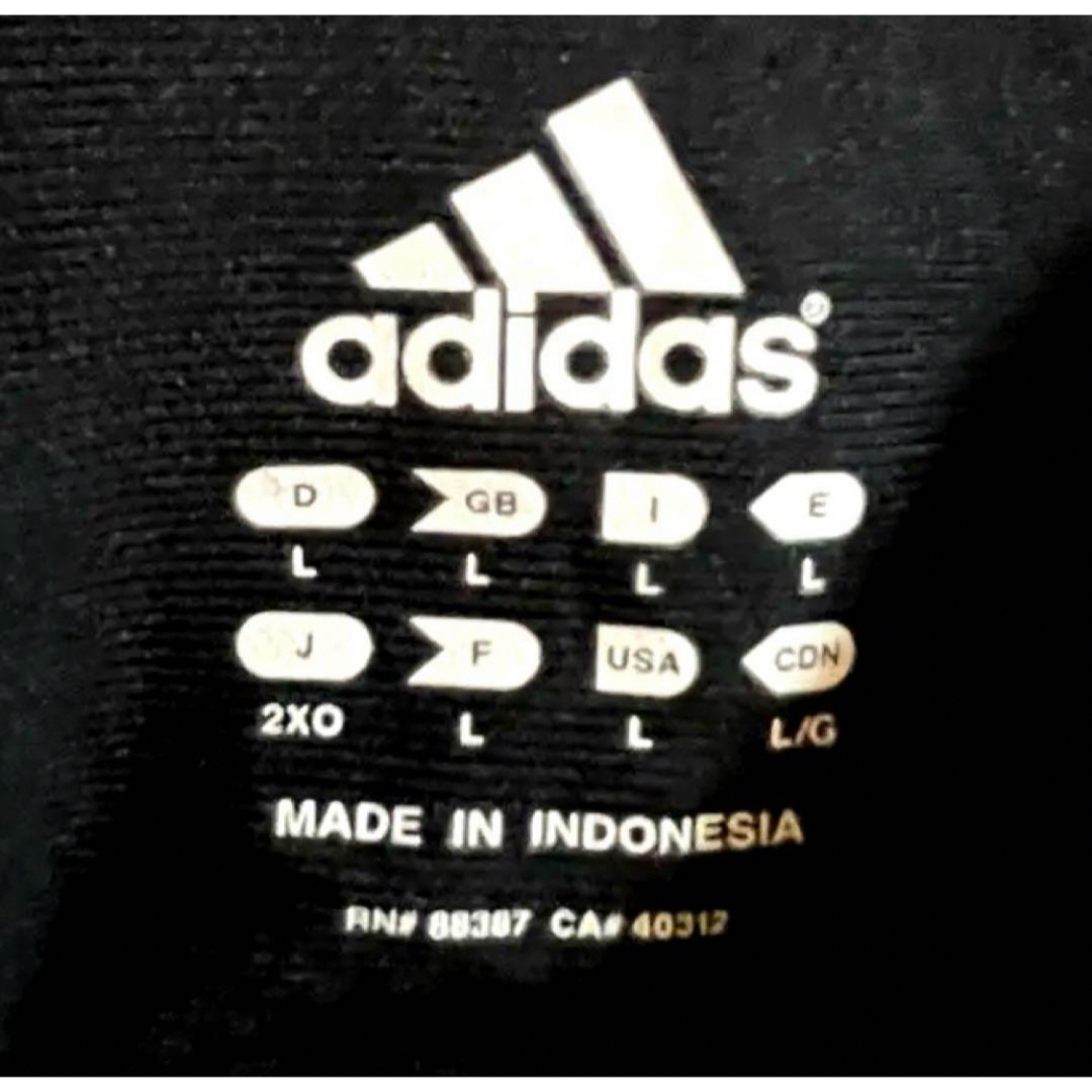 adidas(アディダス)のアディダス　半袖Tシャツ　ブラック　Ｌ メンズのトップス(Tシャツ/カットソー(半袖/袖なし))の商品写真