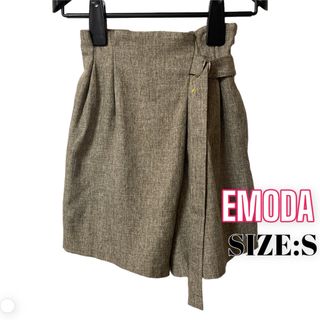 エモダ(EMODA)のEMODA ♥ ハイウエスト ベルトWラップハーフパンツ ショーパン(ハーフパンツ)