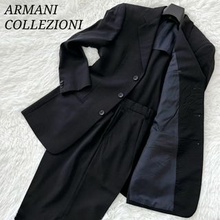 アルマーニ コレツィオーニ(ARMANI COLLEZIONI)の【美品】アルマーニコレツォーニ スーツセットアップ サイズ48 シャドーチェック(セットアップ)