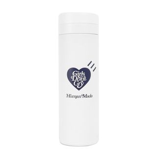 新品 HUMAN MADE ヒューマンメイド 23SS Girls Dont Cry ステンレスボトル / 水筒 White Day Stainless Bottle ホワイト コラボ アイテム【メンズ】