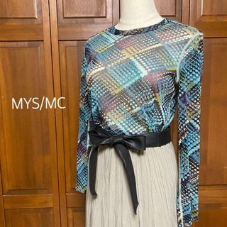 【美品】MYS/MC シースルー カットソー(カットソー(長袖/七分))