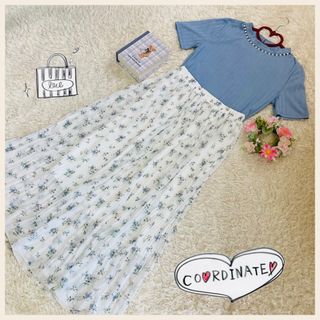 セシルマクビー(CECIL McBEE)のコーデセット売り♡CECILMcBEEトップス✦花柄スカート(セット/コーデ)