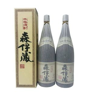 焼酎 森伊蔵酒造 森伊蔵 芋焼酎 1800ml 25度 まとめ売り2本セット 紙箱付き 【未開栓】 42404K166-167(焼酎)