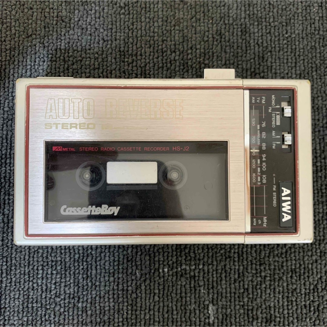 aiwa(アイワ)のAIWA CassetteBoy HS-J2 アイワ カセットプレーヤー スマホ/家電/カメラのオーディオ機器(ポータブルプレーヤー)の商品写真