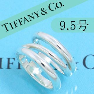 ティファニー(Tiffany & Co.)のティファニー　TIFFANY　9.5号　ダイアゴナルリング　希少(リング(指輪))