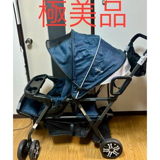 極美品　カトージ　二人でゴー　二人乗り ベビーカー バギー