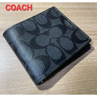 コーチ(COACH)のCOACH 二つ折り財布 コインパース付き(折り財布)