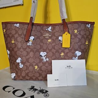 コーチ(COACH)のCOACH スヌーピー トートバッグ コーチ ウッドストック 可愛い 新品 人気(トートバッグ)