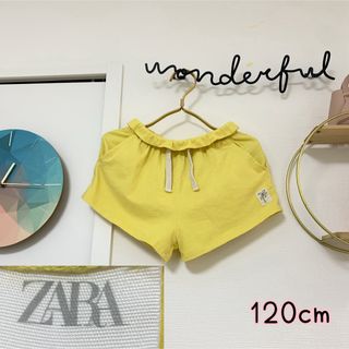 ザラ(ZARA)のキッズ ZARA ショートパンツ イエロー(パンツ/スパッツ)