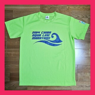 【ランニングウェア】Tシャツ 半袖 M 速乾 ちばアクアラインマラソン2014(ウェア)