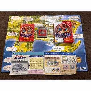 ニンテンドウ(任天堂)のポケットモンスター 赤 レッド ソフト 説明書 箱 マップ ゲームボーイ(家庭用ゲームソフト)