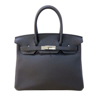 エルメス(Hermes)の　エルメス HERMES バーキン30 Z刻 ブラック シルバー金具 トゴ レディース ハンドバッグ(ハンドバッグ)