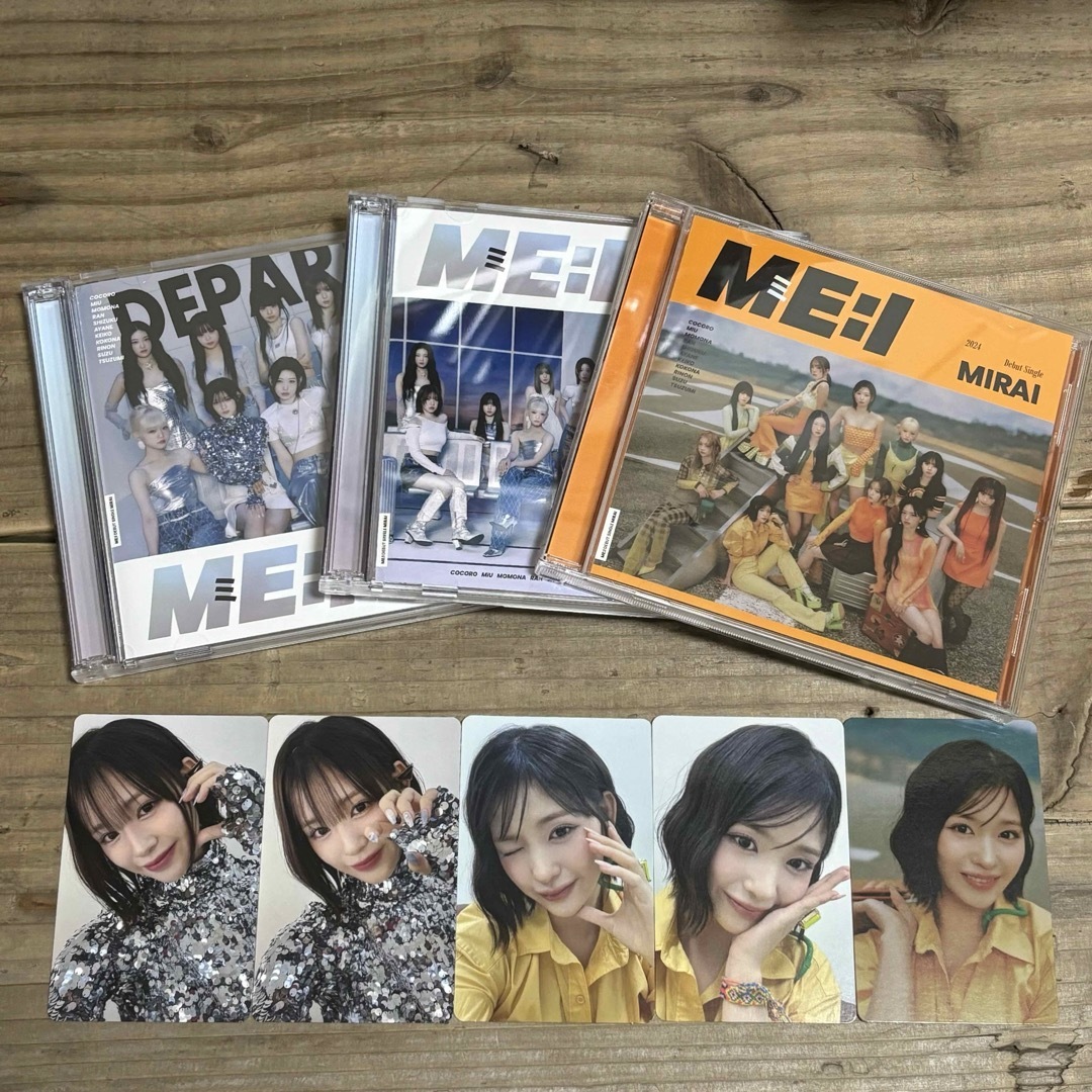 ME:I MIRAI 3形態 石井蘭 トレカ付き エンタメ/ホビーのCD(K-POP/アジア)の商品写真