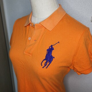 ポロラルフローレン(POLO RALPH LAUREN)のRALPH LAUREN ポロシャツ オレンジ×パープル(ポロシャツ)