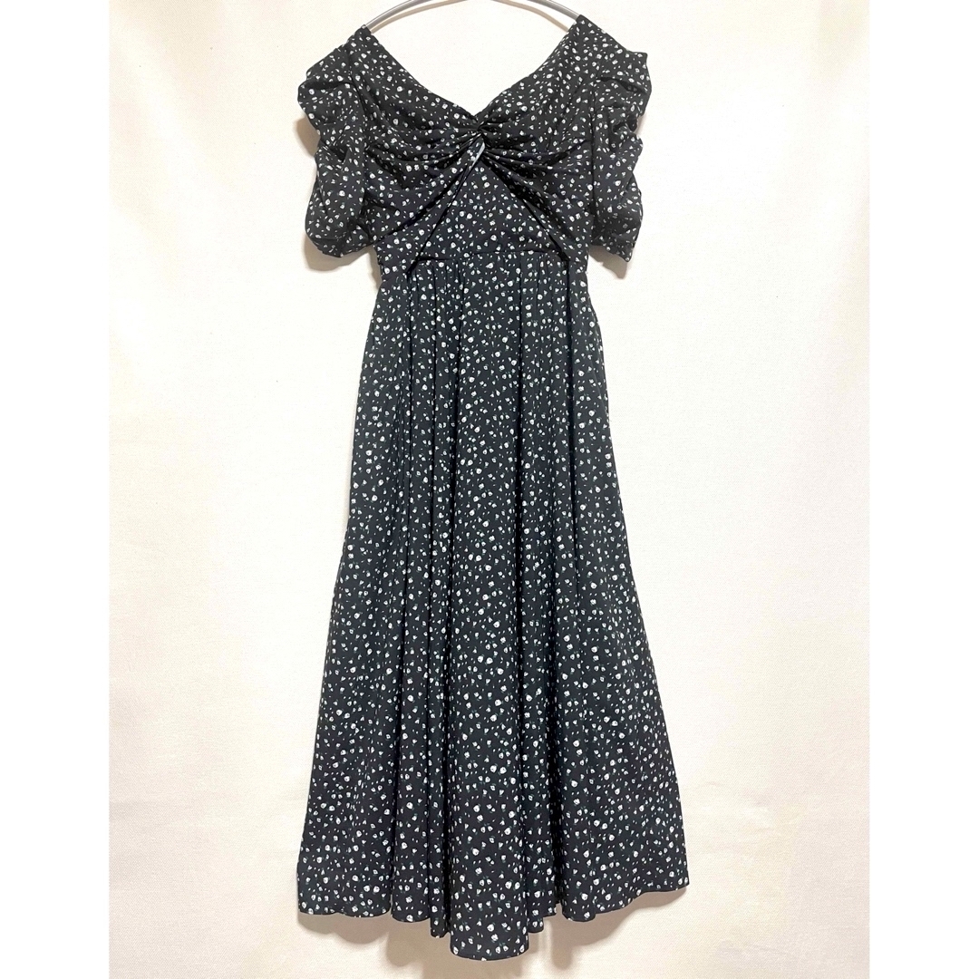 Her lip to(ハーリップトゥ)の美品 Herlipto Roseraie Long Dress  Black M レディースのワンピース(ロングワンピース/マキシワンピース)の商品写真