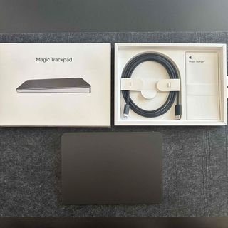 アップル(Apple)のAPPLE MAGIC TRACKPAD BLACK MMMP3ZA/A(PC周辺機器)