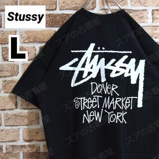 ステューシー(STUSSY)の《ステューシー》正規・新品タグ　NYバックデザイン　ブラック　L　Tシャツ(Tシャツ/カットソー(半袖/袖なし))