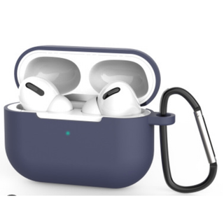 AirPods Pro用　カラフルシリコンケース　ネイビー(その他)