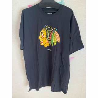 リーボック(Reebok)の古着☆Reebok☆ NHL ブラックホークス Tシャツ(Tシャツ/カットソー(半袖/袖なし))