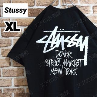 ステューシー(STUSSY)の《ステューシー》正規・新品タグ　NYバックデザイン　ブラック　XL　Tシャツ(Tシャツ/カットソー(半袖/袖なし))